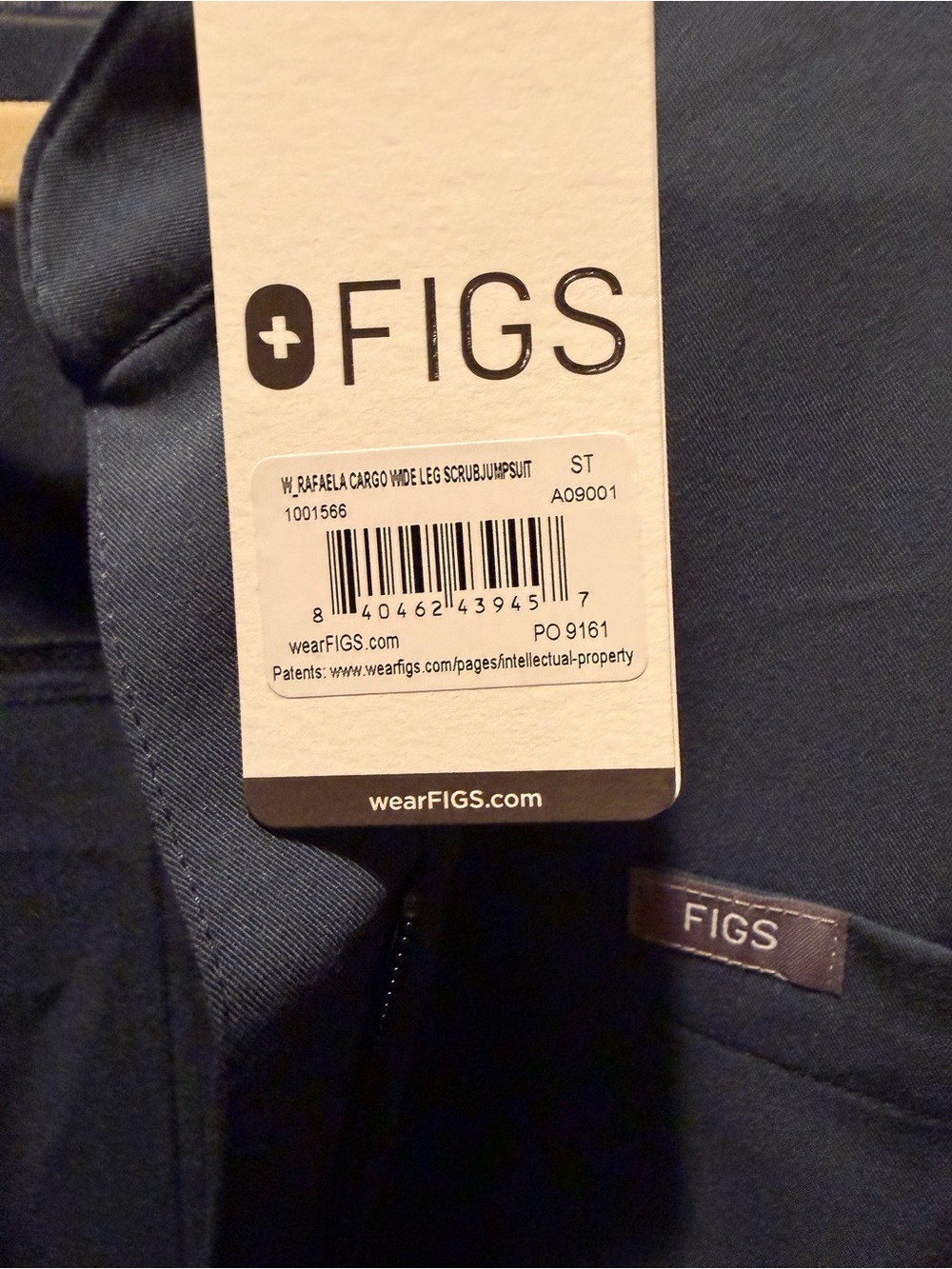 Figs Navy Sleeveless Utility Jumpsuit - Picture 3 of 9